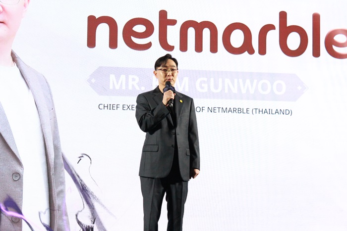 Netmarble 泰国公司首席执行官 Kim Kanwoo 先生谈到了 Solo Leveling IP 的成功。
